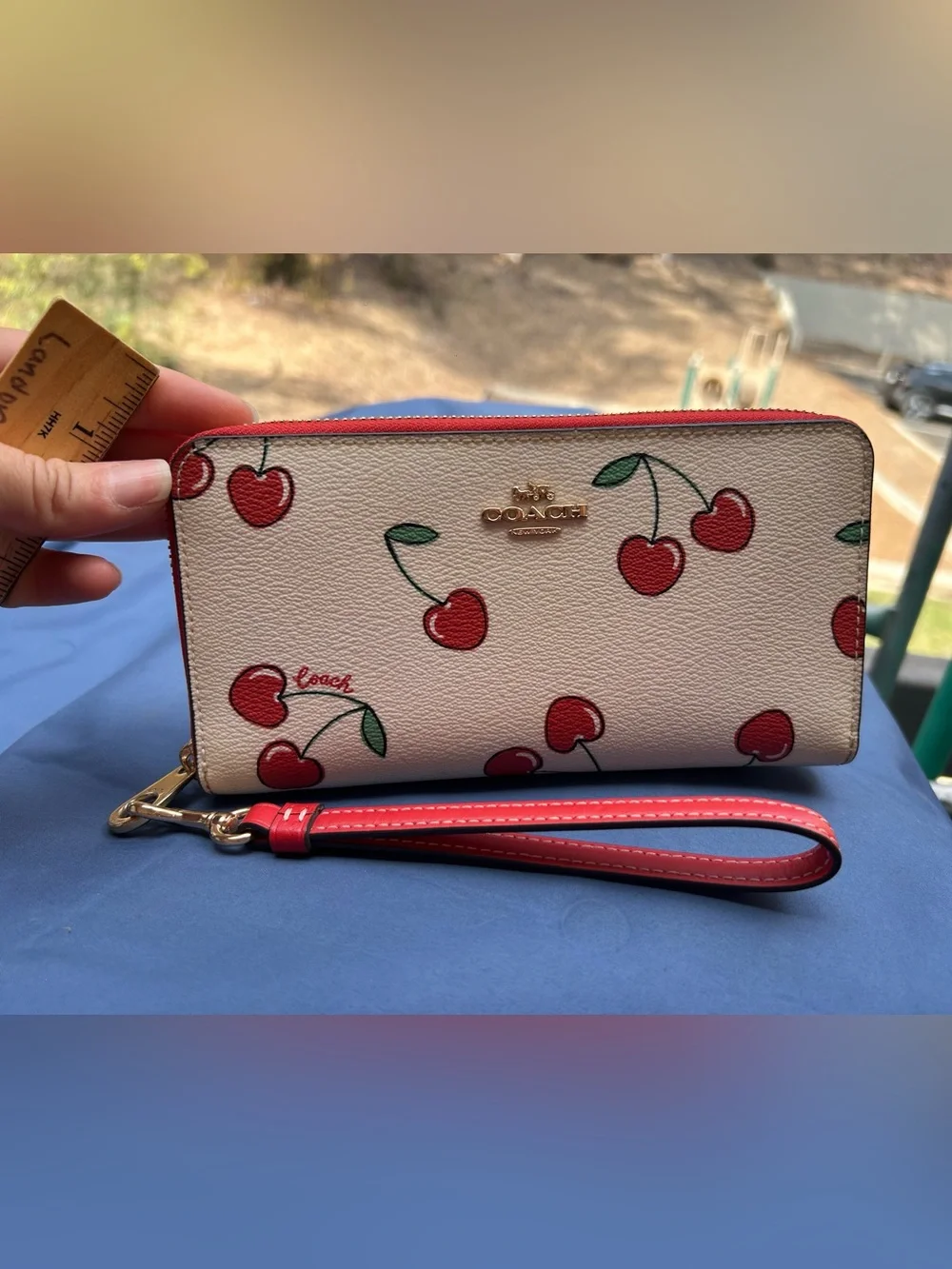 Coach cherry 🍒 wallet